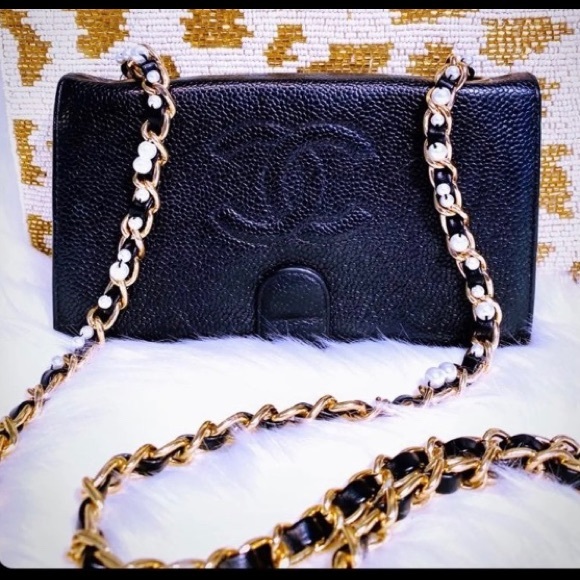 chanel wallet on chain preloved
